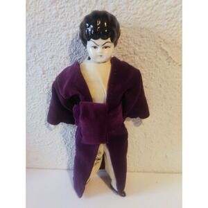 Vintage Japanese Porcelain Doll 11" Perhaps 20th Century Taisho Period Detailed